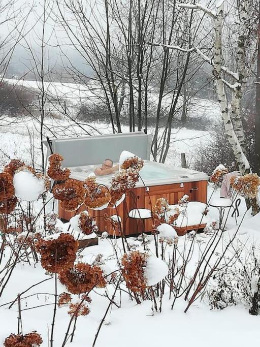 Gite De Charme 5 Etoiles Pour Couple Avec Sauna Et Jacuzzi Exterieurs Privatifs Peaugres Bagian luar foto